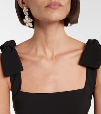 Robe en crêpe à fleurs | Self-Portrait