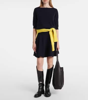 Minigonna da bambina in misto cashmere | Extreme Cashmere