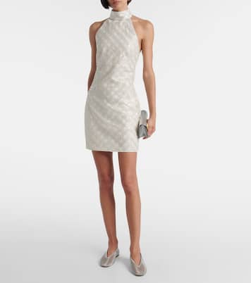 Embellished halterneck minidress | Rotate