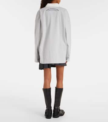 Sweat-shirt imprimé en coton à logo | Acne Studios