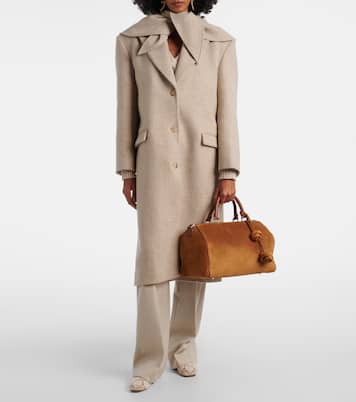 Weekender Varsovia aus Veloursleder | Magda Butrym