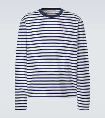 T-shirt rayé en coton | Ami Paris