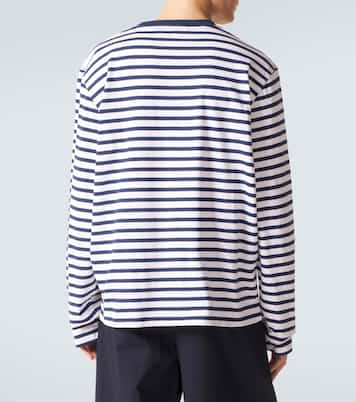 T-shirt rayé en coton | Ami Paris