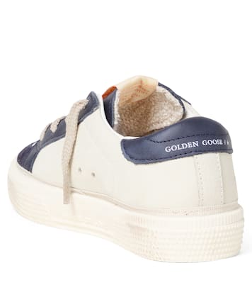 May leather platform sneakers | Golden Goose Kids
