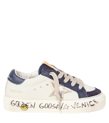 May leather platform sneakers | Golden Goose Kids