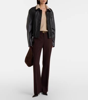 Chelia ribbed-knit polo sweater | Joseph