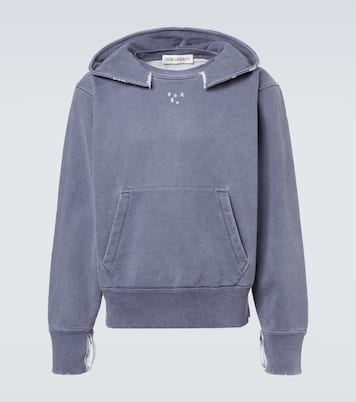 Relic distressed cotton jersey hoodie | Our Legacy