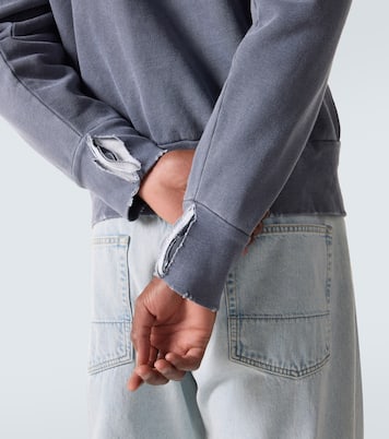 Relic distressed cotton jersey hoodie | Our Legacy
