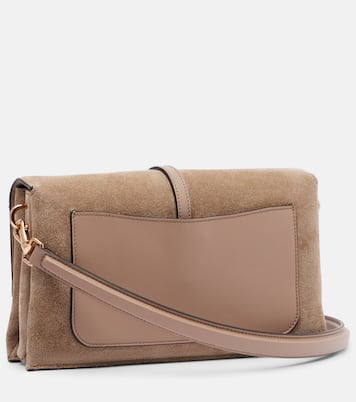 T Timeless Mini suede shoulder bag | Tod's
