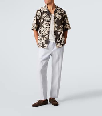 Alex linen straight pants | Orlebar Brown