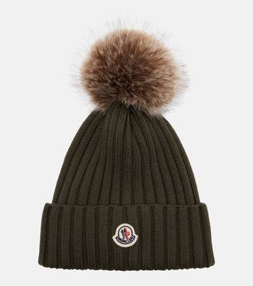 Logo virgin wool beanie | Moncler