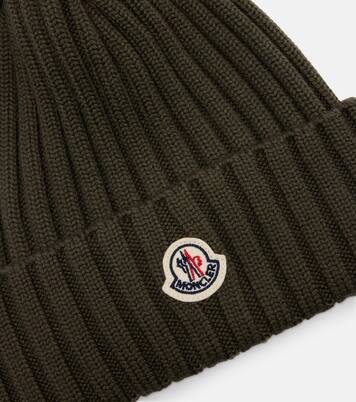 Logo virgin wool beanie | Moncler