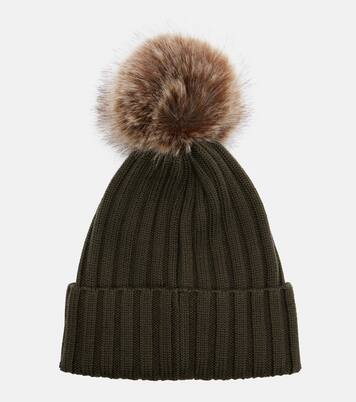 Logo virgin wool beanie | Moncler