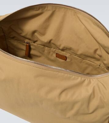 Crossbody Bag Logan E/W mit Leder | The Row