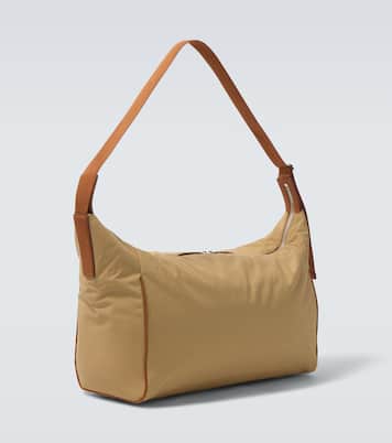 Crossbody Bag Logan E/W mit Leder | The Row