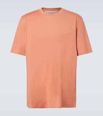 Logo cotton jersey T-shirt | Brunello Cucinelli