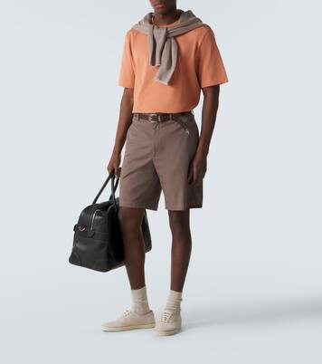 Logo cotton jersey T-shirt | Brunello Cucinelli
