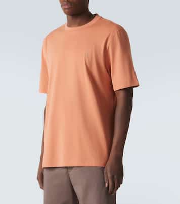 Logo cotton jersey T-shirt | Brunello Cucinelli