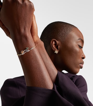 Armband La Plage aus 9kt Gelbgold (375/1000) mit Edelsteinen | Yvonne Léon