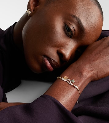 Armband La Plage aus 9kt Gelbgold (375/1000) mit Edelsteinen | Yvonne Léon