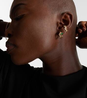 Boucle d'oreille en or 18 ct (750/1000) avec diamants | Shay Jewelry