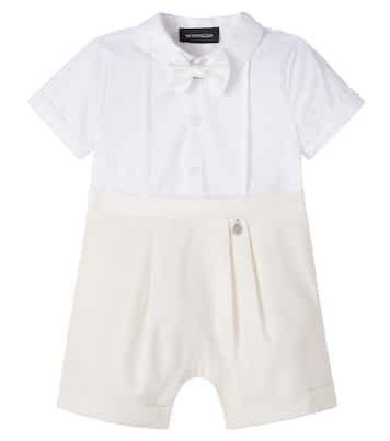 Bébé - Combi-short en coton mélangé | Monnalisa