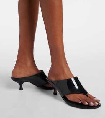Leather-lined thong sandals | Farm Rio