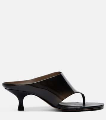 Leather-lined thong sandals | Farm Rio