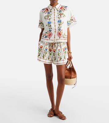 Chemise Stitched Garden en lin mélangé | Farm Rio
