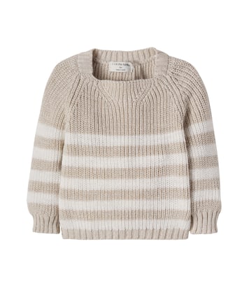 Baby - Pullover Xaloc in cotone e lino | 1 + in the Family