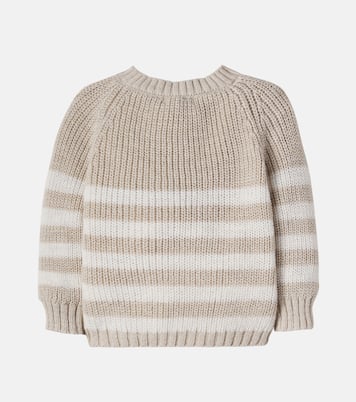 Baby - Pullover Xaloc in cotone e lino | 1 + in the Family