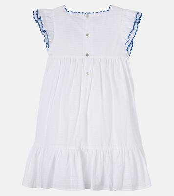 Robe Evelyn brodée en coton  | La Coqueta
