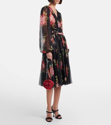 Soft Rose Belle crystal-embellished clutch | Judith Leiber Couture