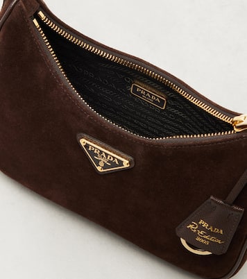 Prada Re-Edition suede shoulder bag | Prada