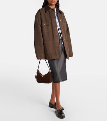 Prada Re-Edition suede shoulder bag | Prada