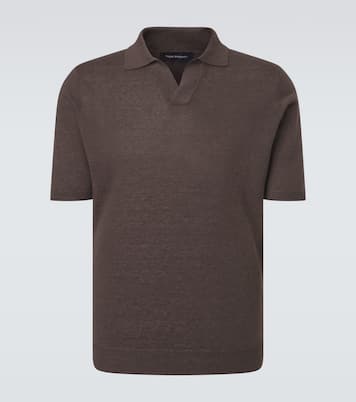Polo en lin et coton | Thom Sweeney