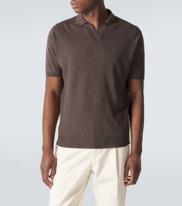 Polo en lin et coton | Thom Sweeney