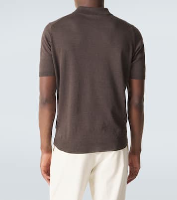 Polo en lin et coton | Thom Sweeney