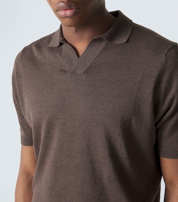 Polo en lin et coton | Thom Sweeney