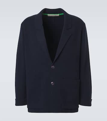 Cashmere blazer with amethyst | God's True Cashmere
