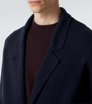 Cashmere blazer with amethyst | God's True Cashmere