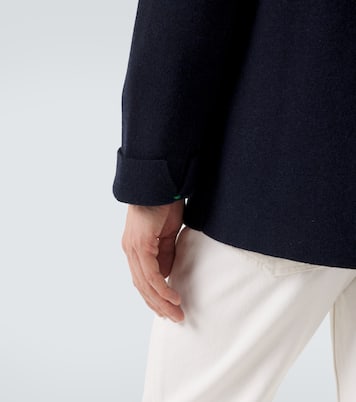 Cashmere blazer with amethyst | God's True Cashmere
