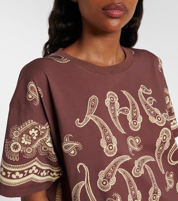 T-shirt oversize en coton à imprimé | The Attico