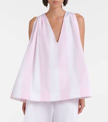 Norma striped cotton poplin top | Jacquemus