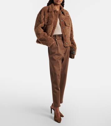 Gerade Hose Monili aus einem Baumwollgemisch | Brunello Cucinelli