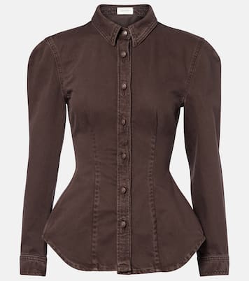 Peplum denim jacket | Magda Butrym