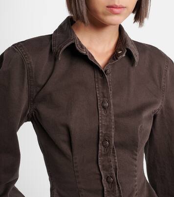 Peplum denim jacket | Magda Butrym