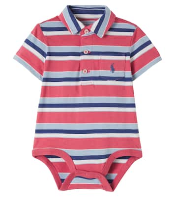 Baby striped cotton jersey bodysuit | Polo Ralph Lauren Kids