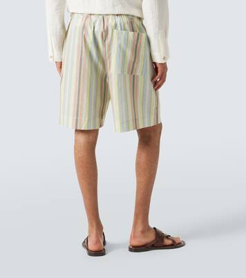 Bermuda-Shorts aus Hanf und Baumwolle | Commas