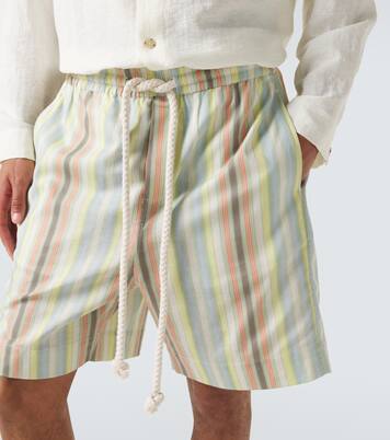 Bermuda-Shorts aus Hanf und Baumwolle | Commas